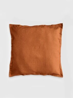 NWOT QUINCE European Linen Euro Sham Terracotta 7790